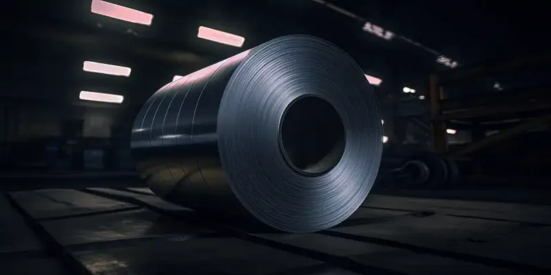 Bobina de aço galvalume em nossa fábrica